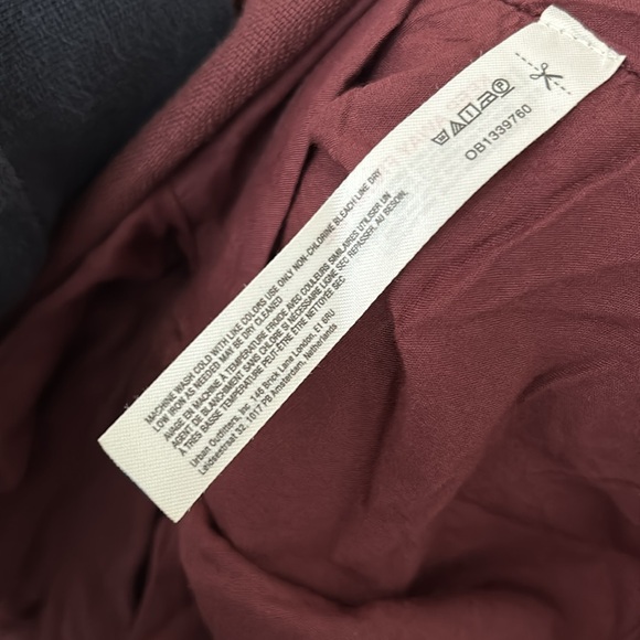 Free People Open Back Linen Blend Romper in Brown Sz XS - Picture 6 of 9